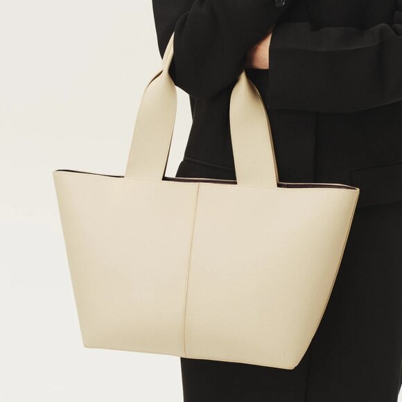 Freja Lafayette Cream Tote Bag - Picture 1 of 15